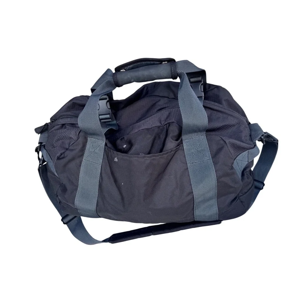 Eagle Creek ES‎ Cargo Duffel Small Black Ripstop Nylon Travel Gym Bag Weekend